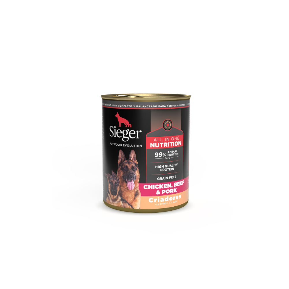 Sieger Wet Perro Criadores 340gr